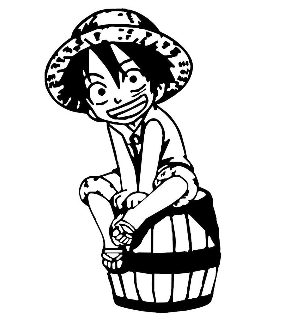 One Piece Straw Hat Pirates Anime Vinyl Decal
