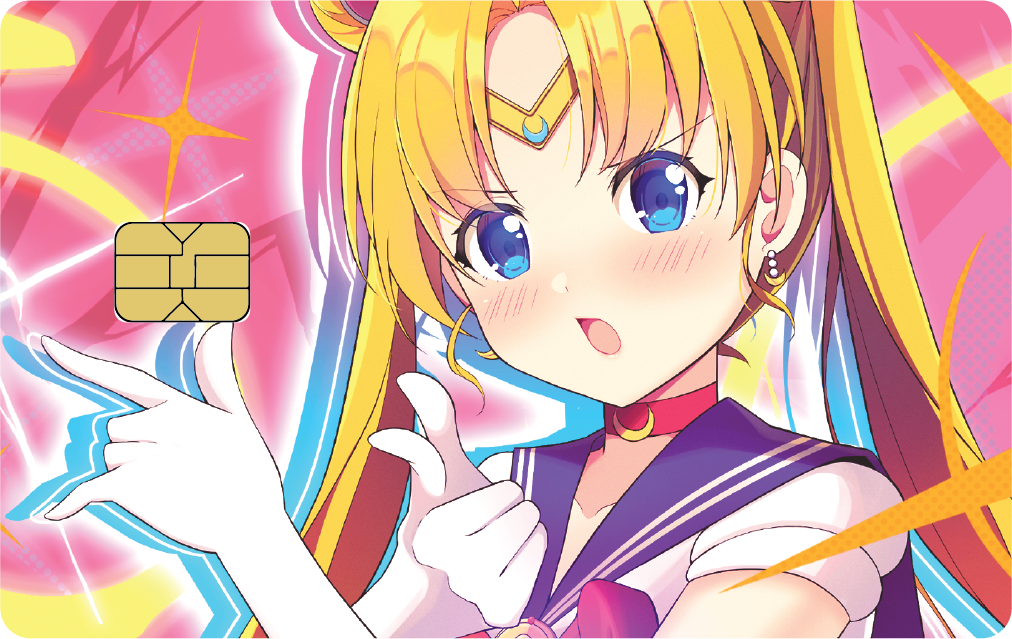 Sailor Moon I'm Broke Credit Card Skin – Anime Town Creations