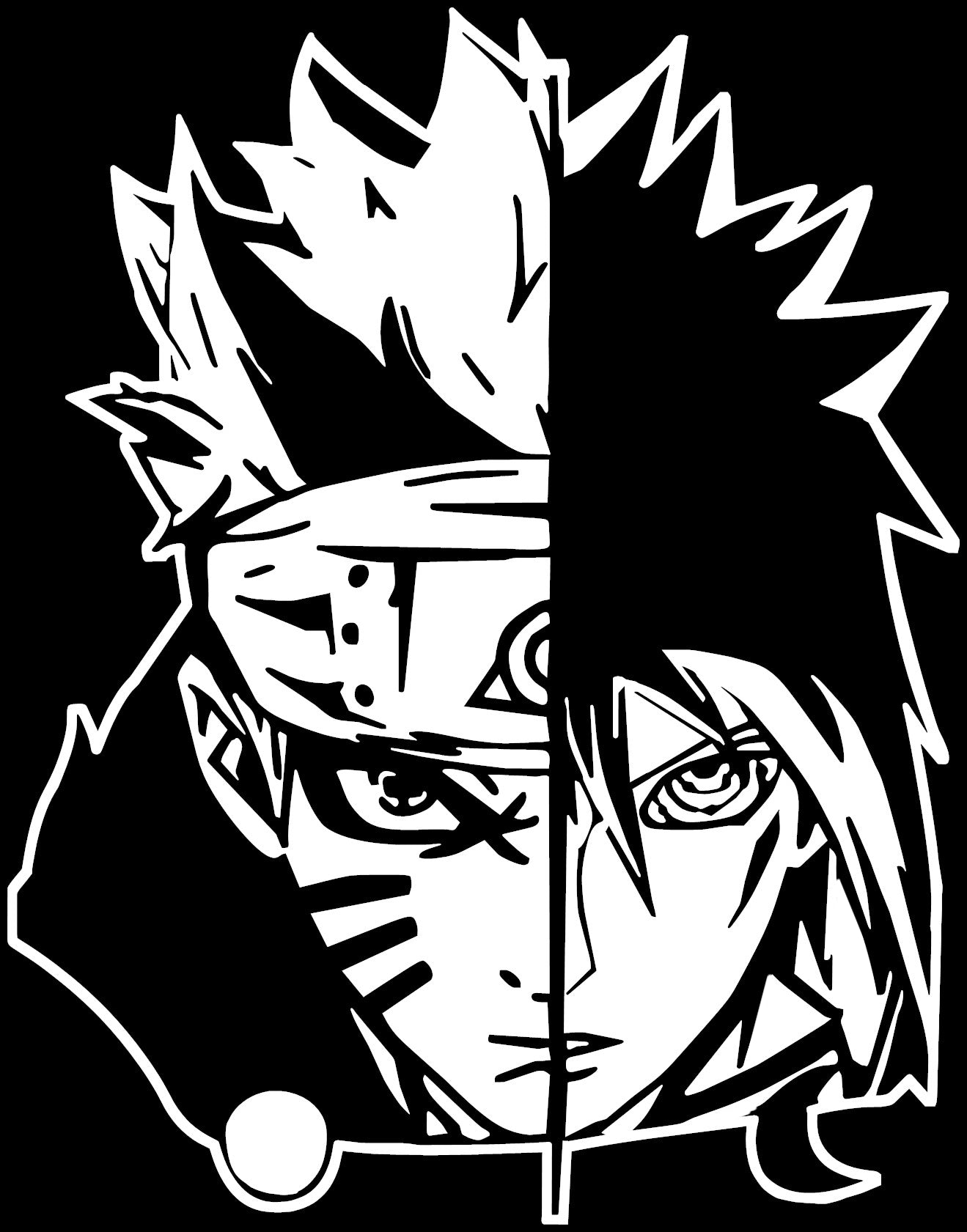 Naruto -- Naruto Uzumaki Kunai Anime Decal Sticker – KyokoVinyl