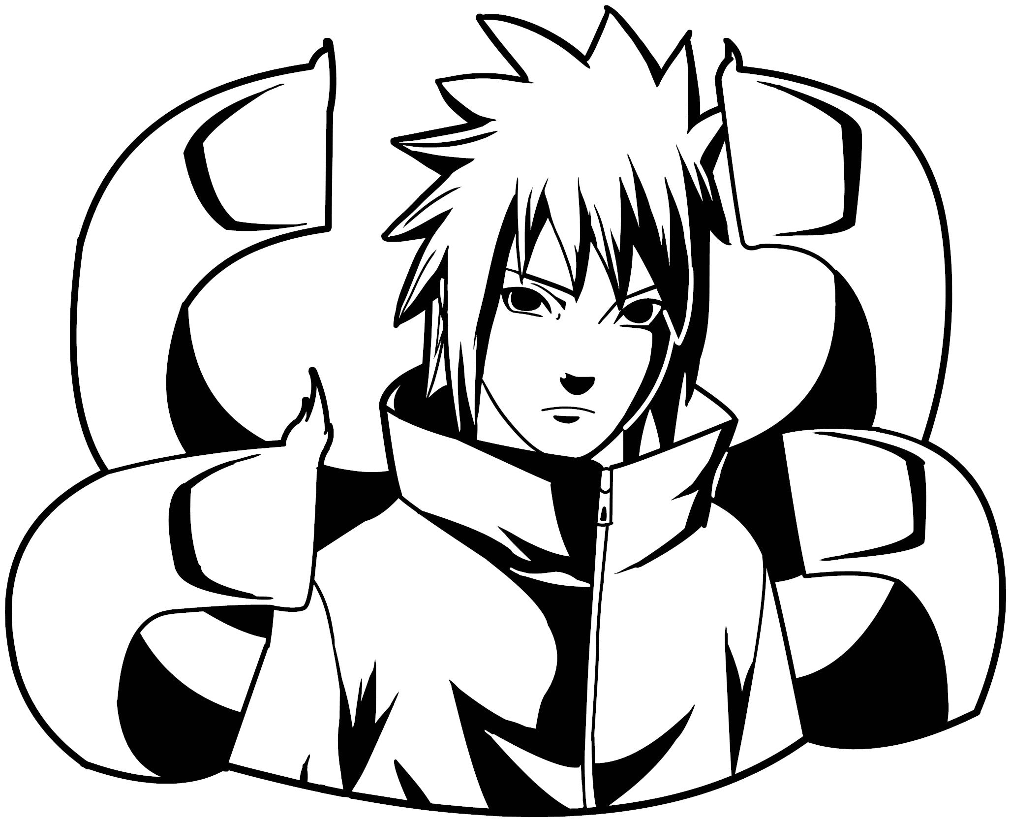Naruto -- Naruto Uzumaki Kunai Anime Decal Sticker – KyokoVinyl